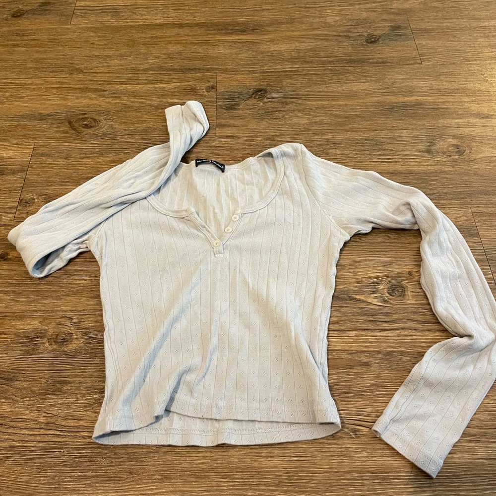 Brandy Melville light blue long sleeve